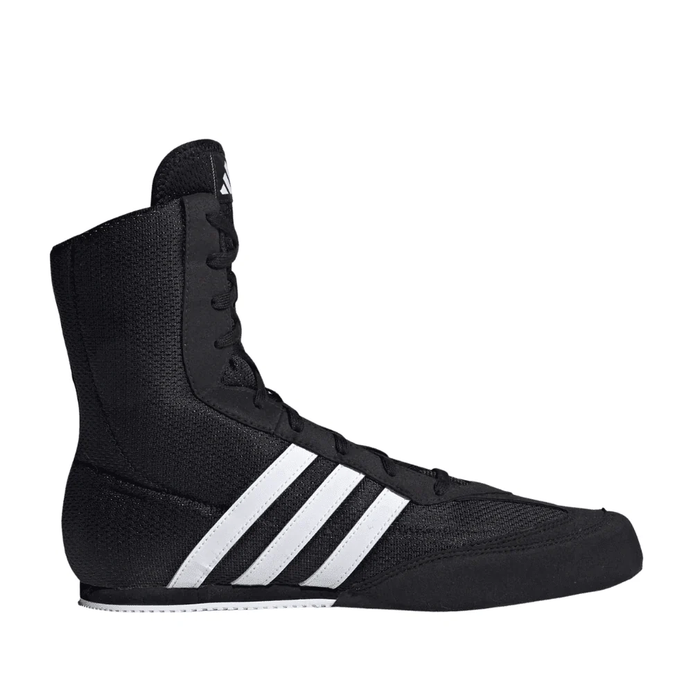 adidas Box Hog II Boxing Boots Black/White - Image 7