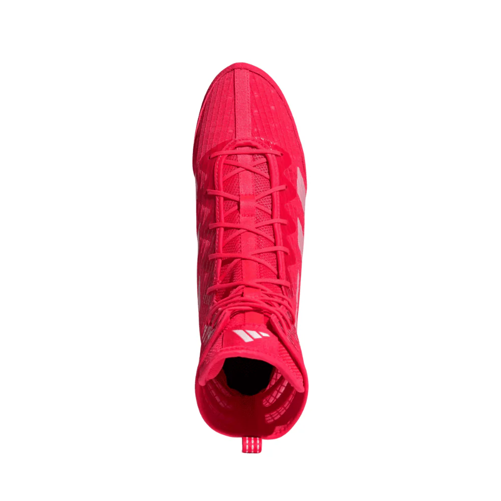 adidas Box Hog IV Boxing Boots Red/White - Image 8