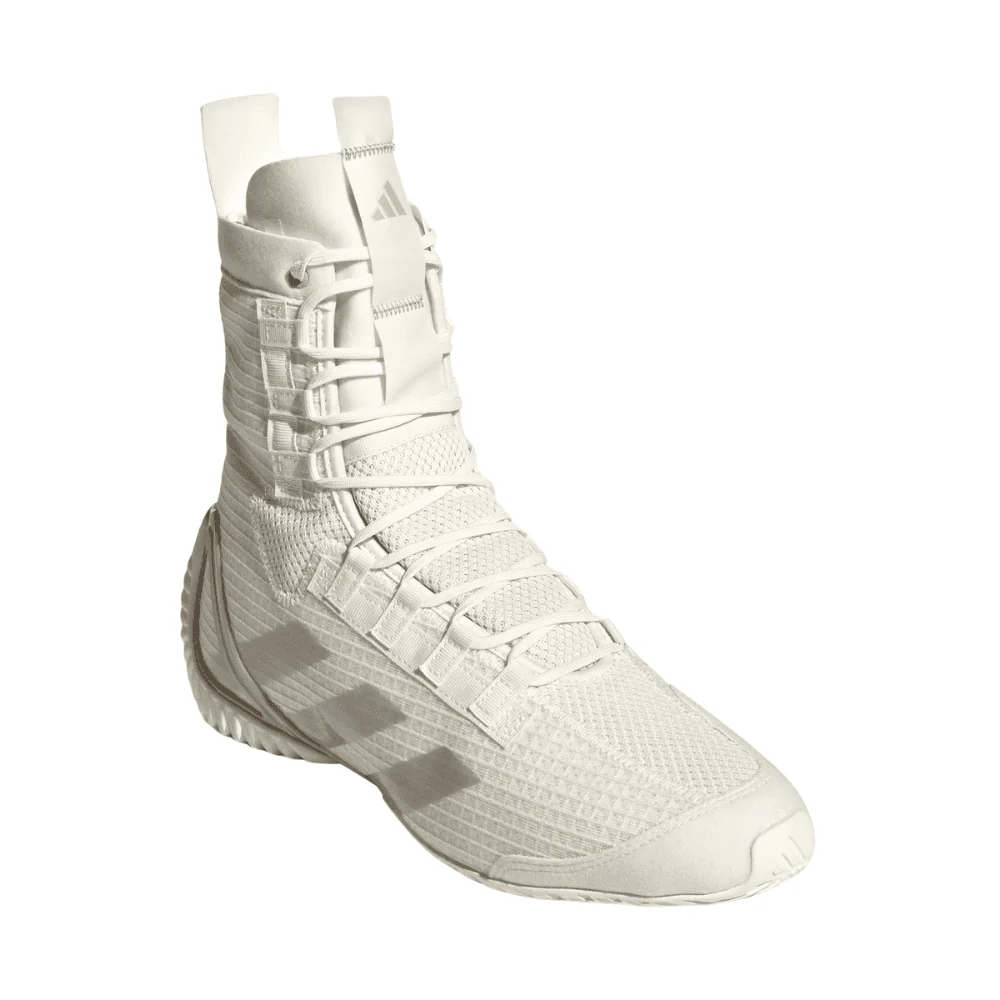 adidas Speedex Boxing Shoes White/Sandstone - Image 4