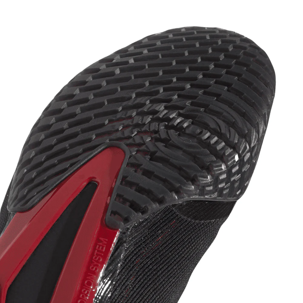 adidas Speedex Ultra Boxing Shoes Black/White/Red - Image 7