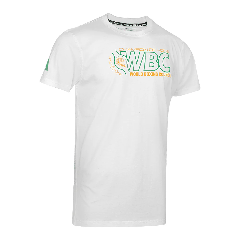 adidas WBC Champion of Hope Tee White - Image 3