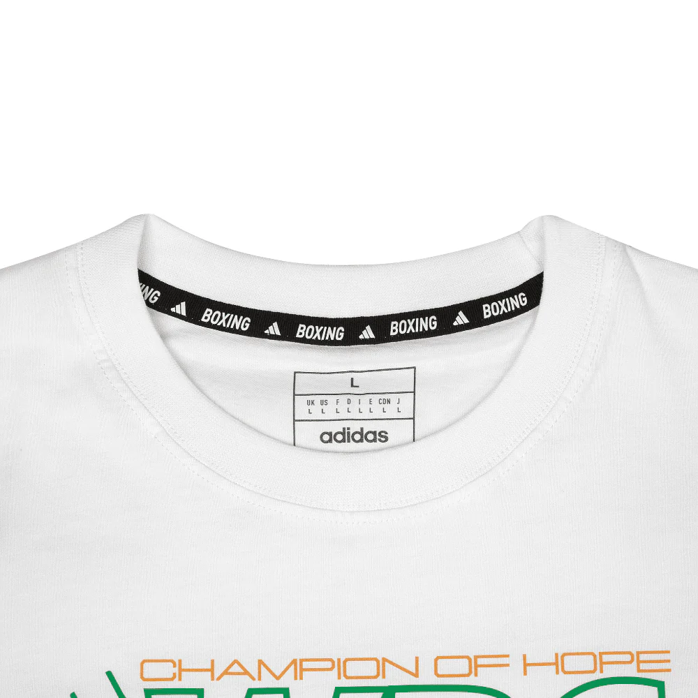adidas WBC Champion of Hope Tee White - Image 5