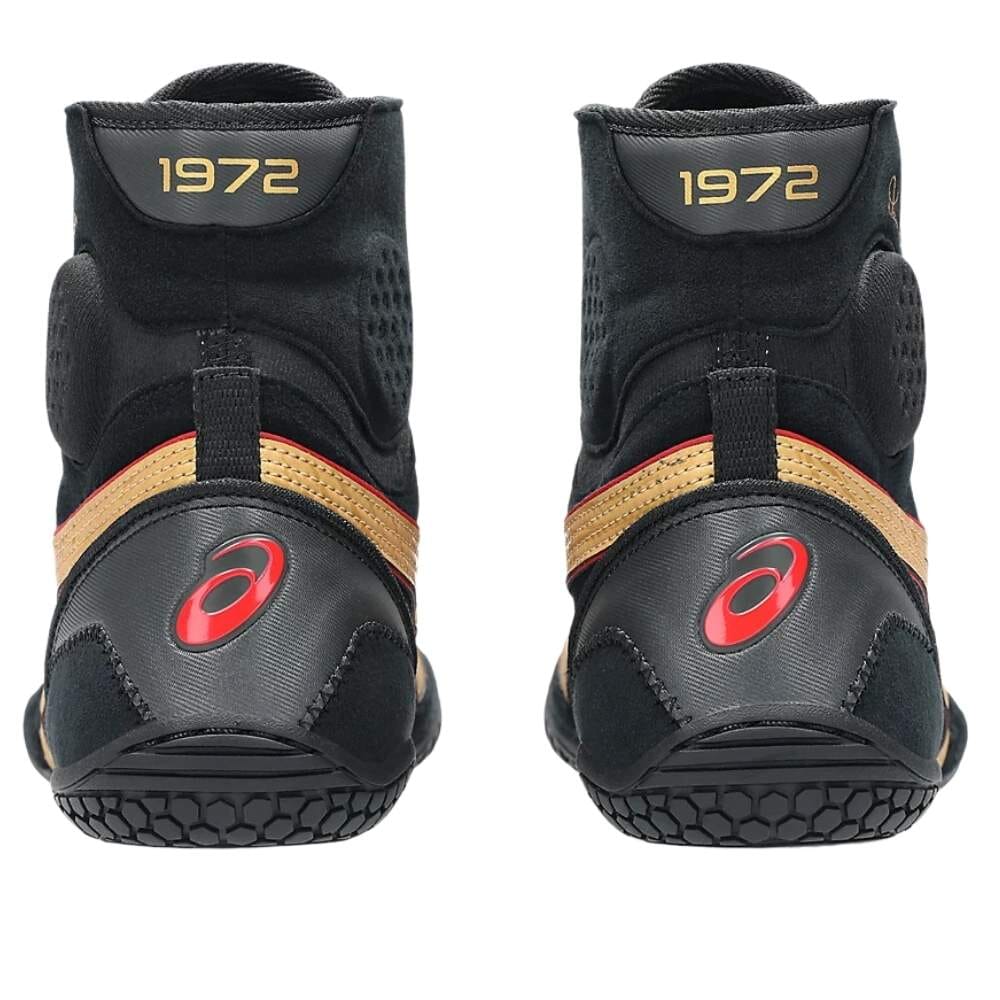 Asics Dan Gable Evo 3 Wrestling Shoes Black/Pure Gold - Image 3