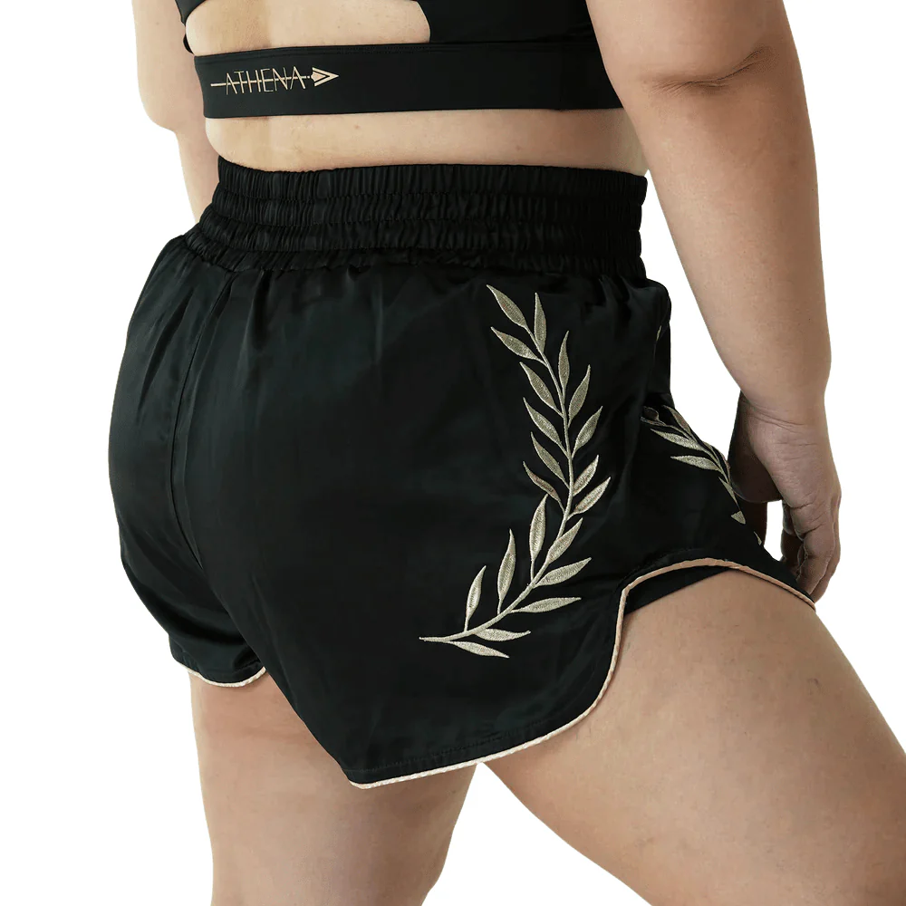 Athena Black Muay Thai Shorts - Image 5