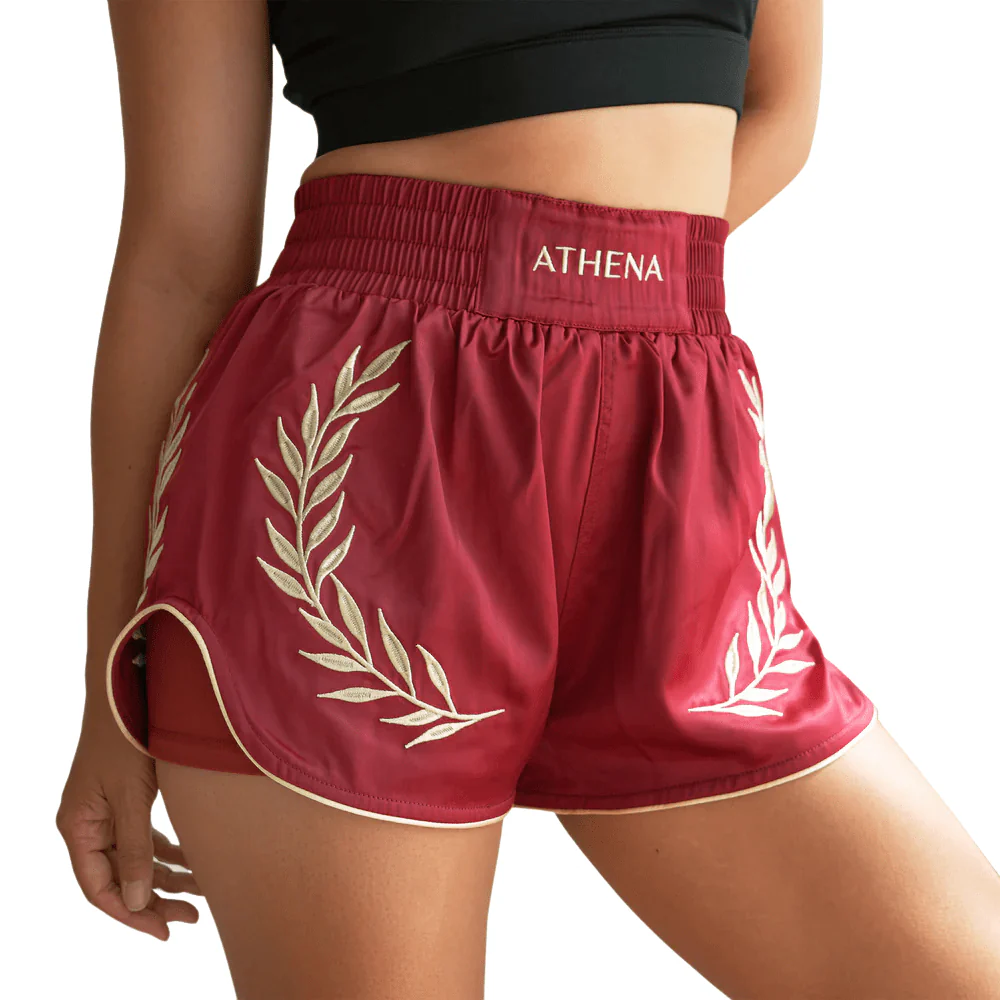 Athena Crimson Muay Thai Shorts - Image 3