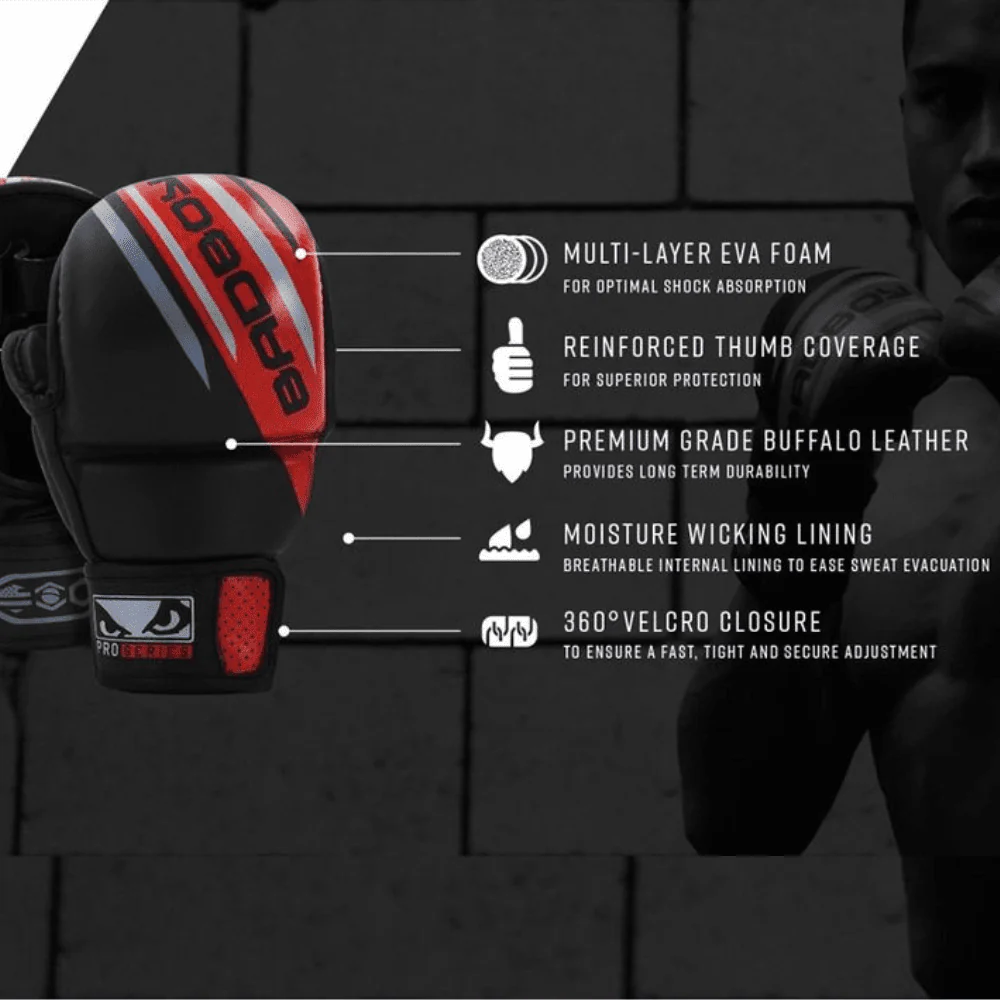 Bad Boy Pro Series Advanced 7oz MMA Sparring Gloves - Image 8