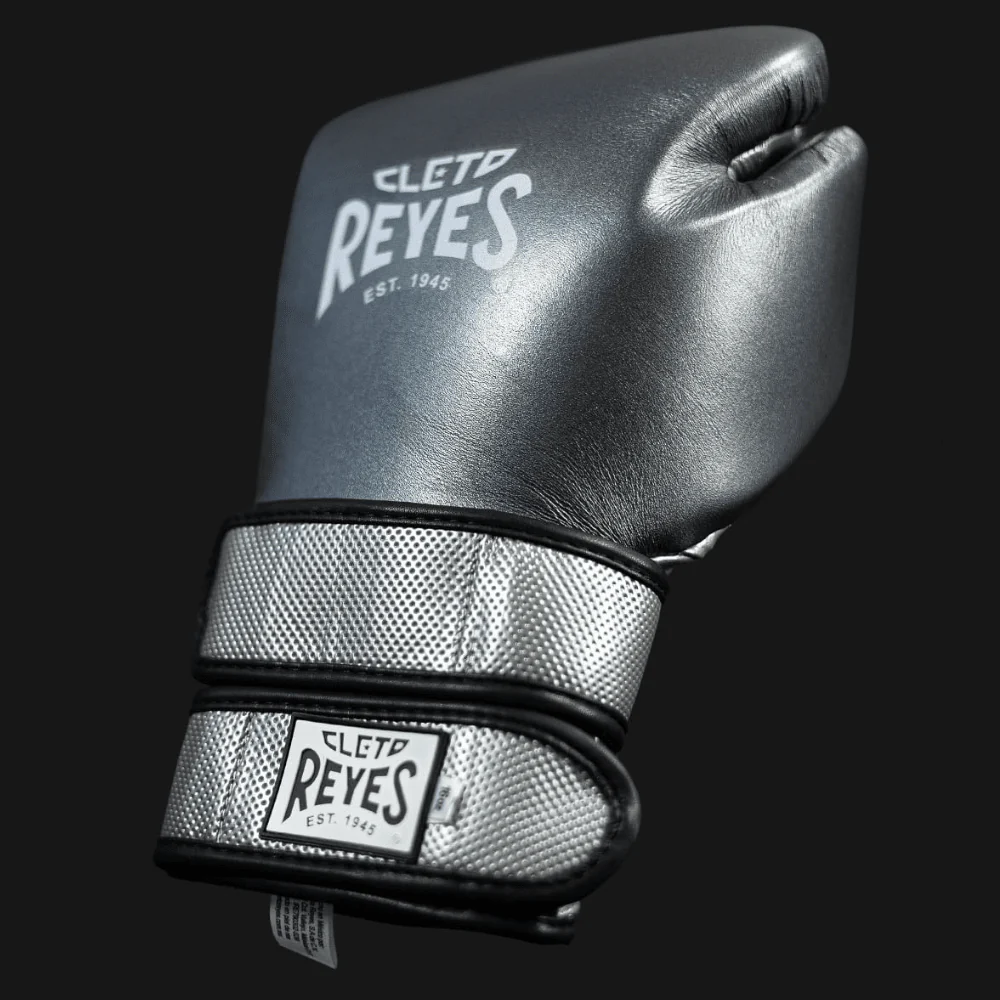Cleto Reyes Hero Double Loop Boxing Gloves Copper/Grey - Image 3
