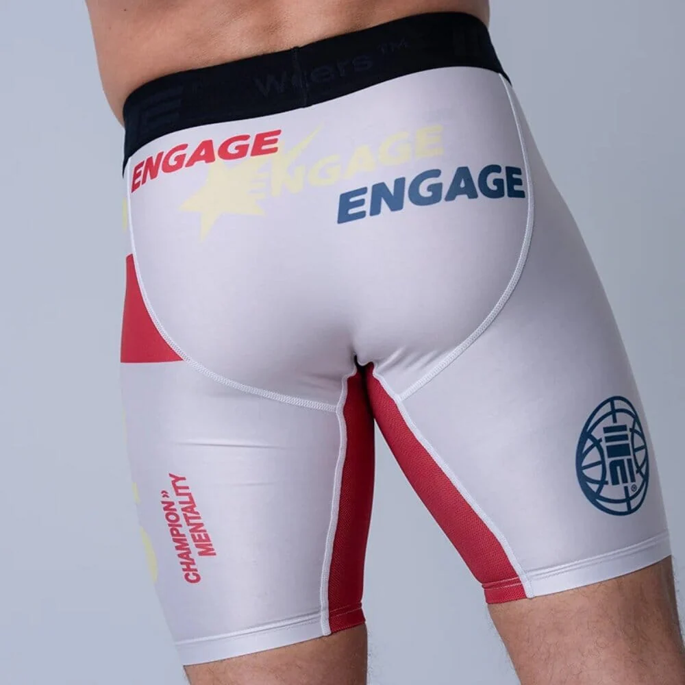 Engage Set The Standard Compression Shorts White - Image 4