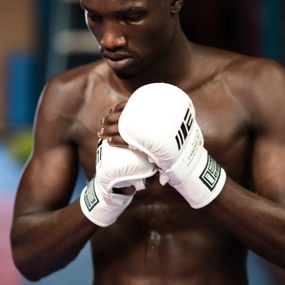 Engage W.I.P Series MMA Grappling Gloves White - Image 4