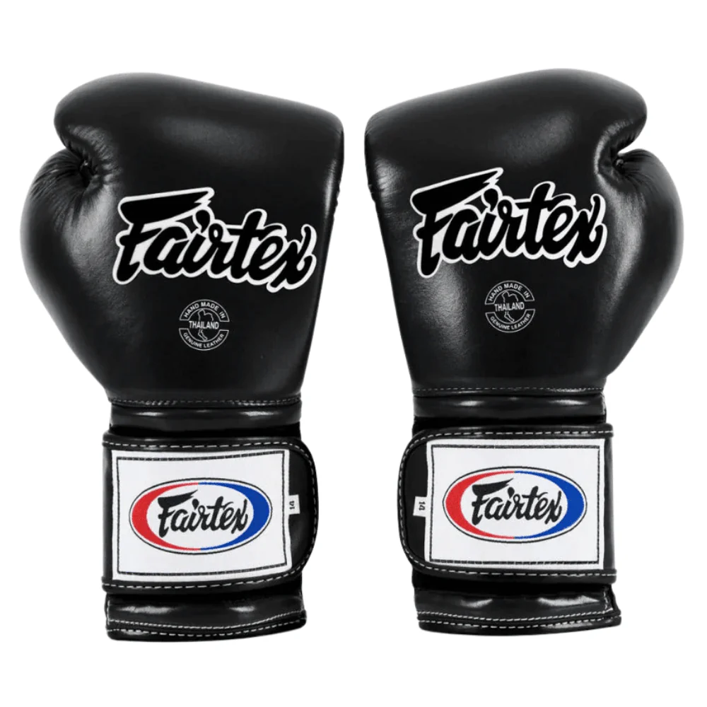 Fairtex Heavy Hitter's Boxing Gloves Black - Image 4