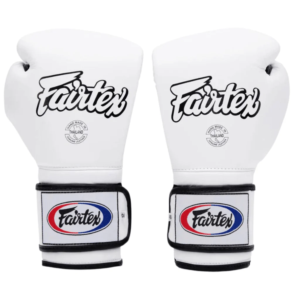 Fairtex Heavy Hitter's Boxing Gloves White - Image 4