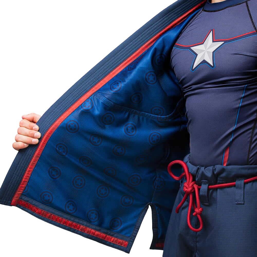 Hayabusa Marvel Captain America Jiu Jitsu Gi - Image 3