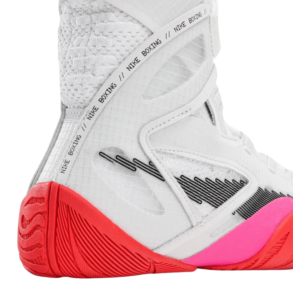 Nike HyperKO 2 SE Boxing Boots - White/Black/Crimson (US15) - Image 6