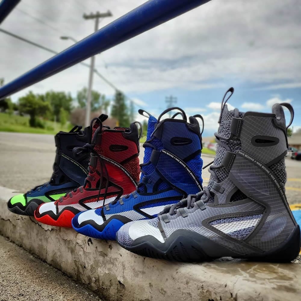 Nike HyperKO 2 Boxing Boots Black/Metallic Cool Grey - Image 6