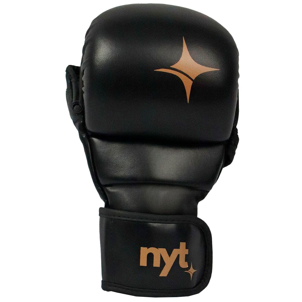NYT Staple Series 7oz MMA Sparring Gloves Black/Sand - Image 8