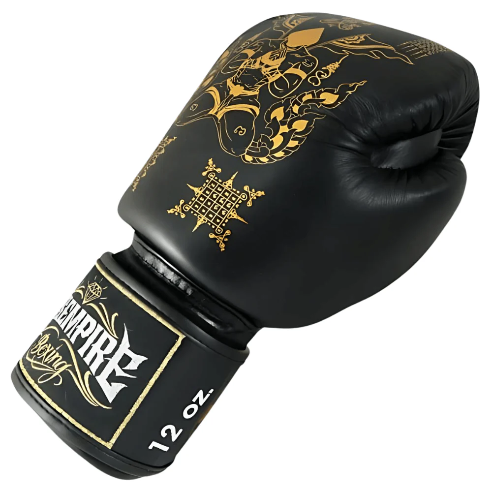 SKS Black Sakyant Muay Thai Gloves - Image 4