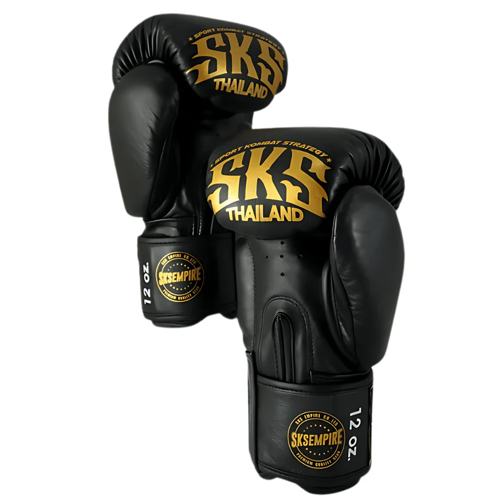 SKS Black Sakyant Muay Thai Gloves - Image 5