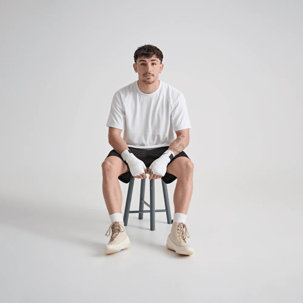 YAMMY Flux Beige Mid Boxing Shoes - Image 7