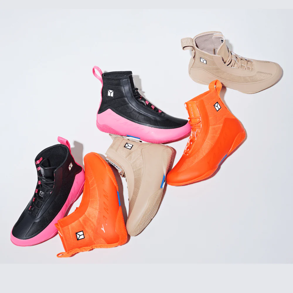 YAMMY Flux Orange Mid Boxing Shoes - Image 8